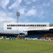 山东滕鼎足球俱乐部(山东滕鼎足球俱乐部刘天翔)
