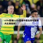 cctv直播(cctv直播中国女排对加拿大比赛视频)