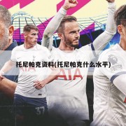 托尼帕克资料(托尼帕克什么水平)
