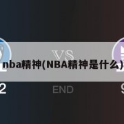 nba精神(NBA精神是什么)