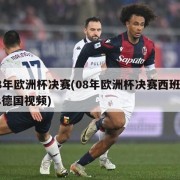 08年欧洲杯决赛(08年欧洲杯决赛西班牙vs德国视频)