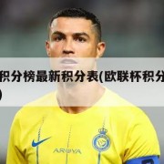 欧联杯积分榜最新积分表(欧联杯积分相同晋级规则)