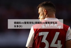 德国队vs葡萄牙队(德国队vs葡萄牙队比分多少)