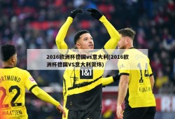 2016欧洲杯德国vs意大利(2016欧洲杯德国VS意大利贺炜)